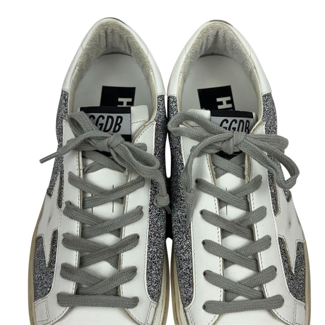 【美品】ゴールデングース　37 | 23.5cm　スワロフスキー　クリスタル