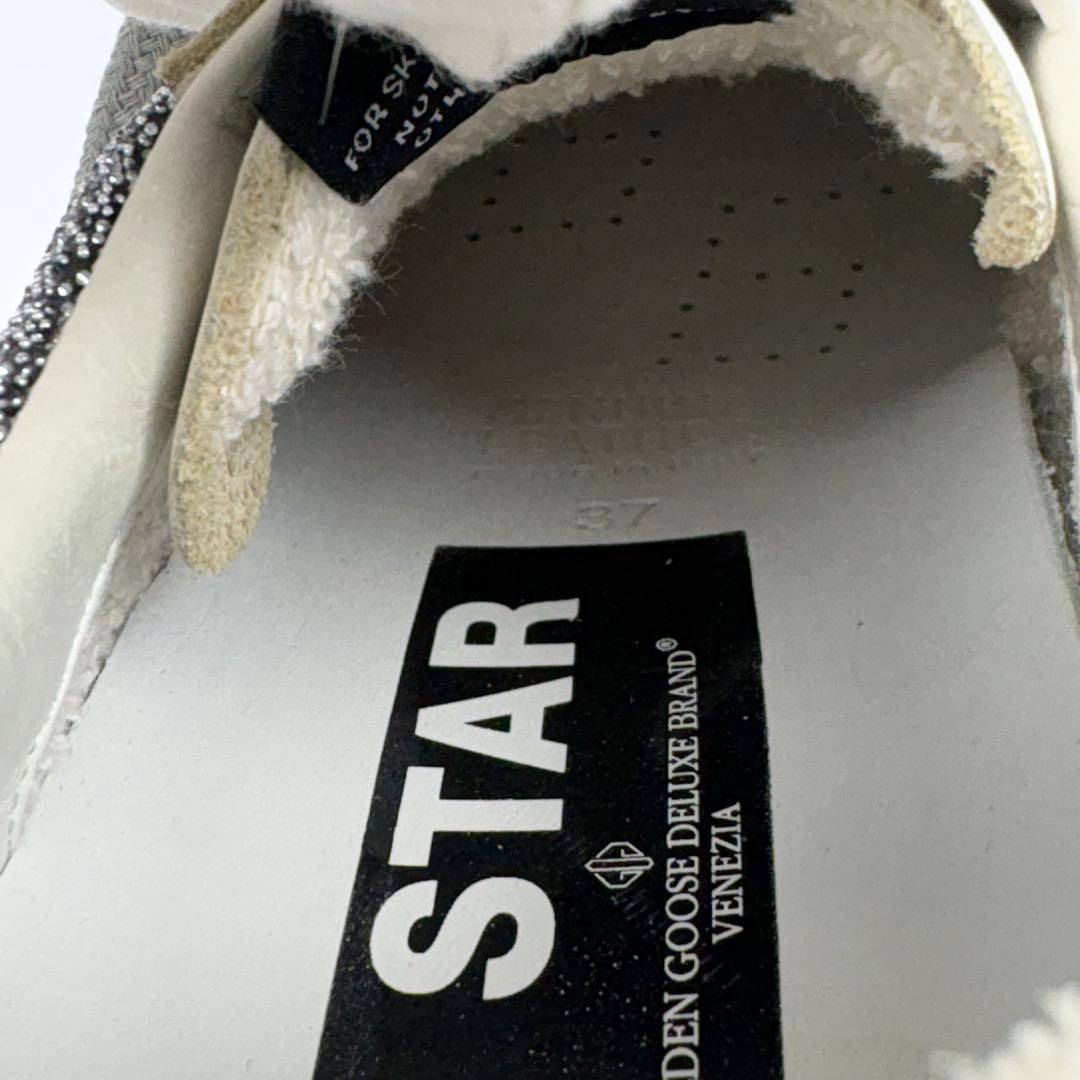 【美品】ゴールデングース　37 | 23.5cm　スワロフスキー　クリスタル