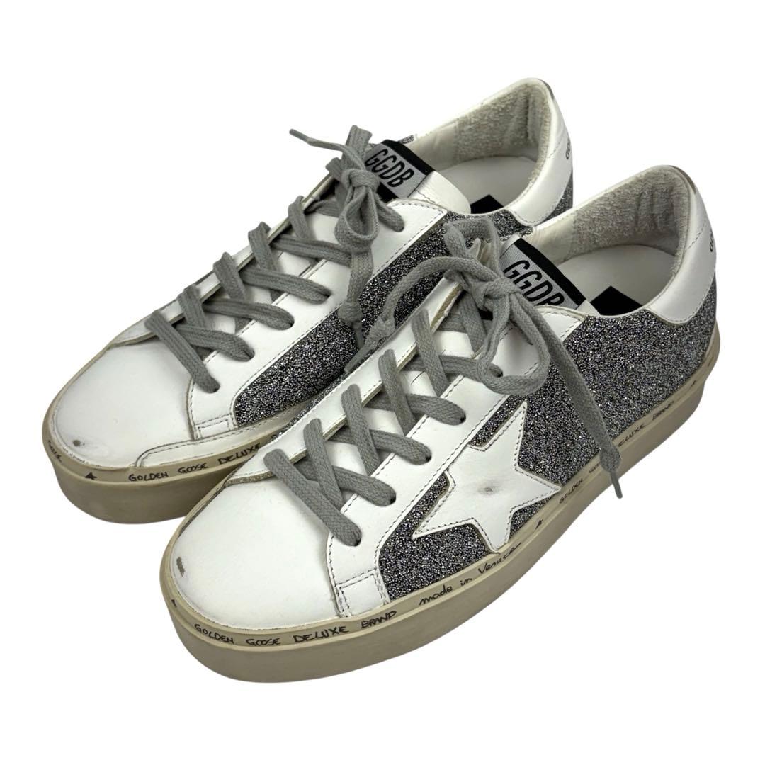 【美品】ゴールデングース　37 | 23.5cm　スワロフスキー　クリスタル