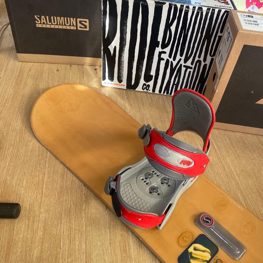 BURTON　バートン　スノーボードセット　バインディング付