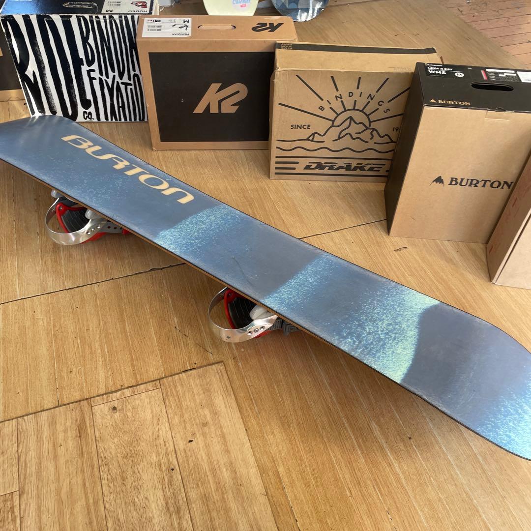 BURTON　バートン　スノーボードセット　バインディング付