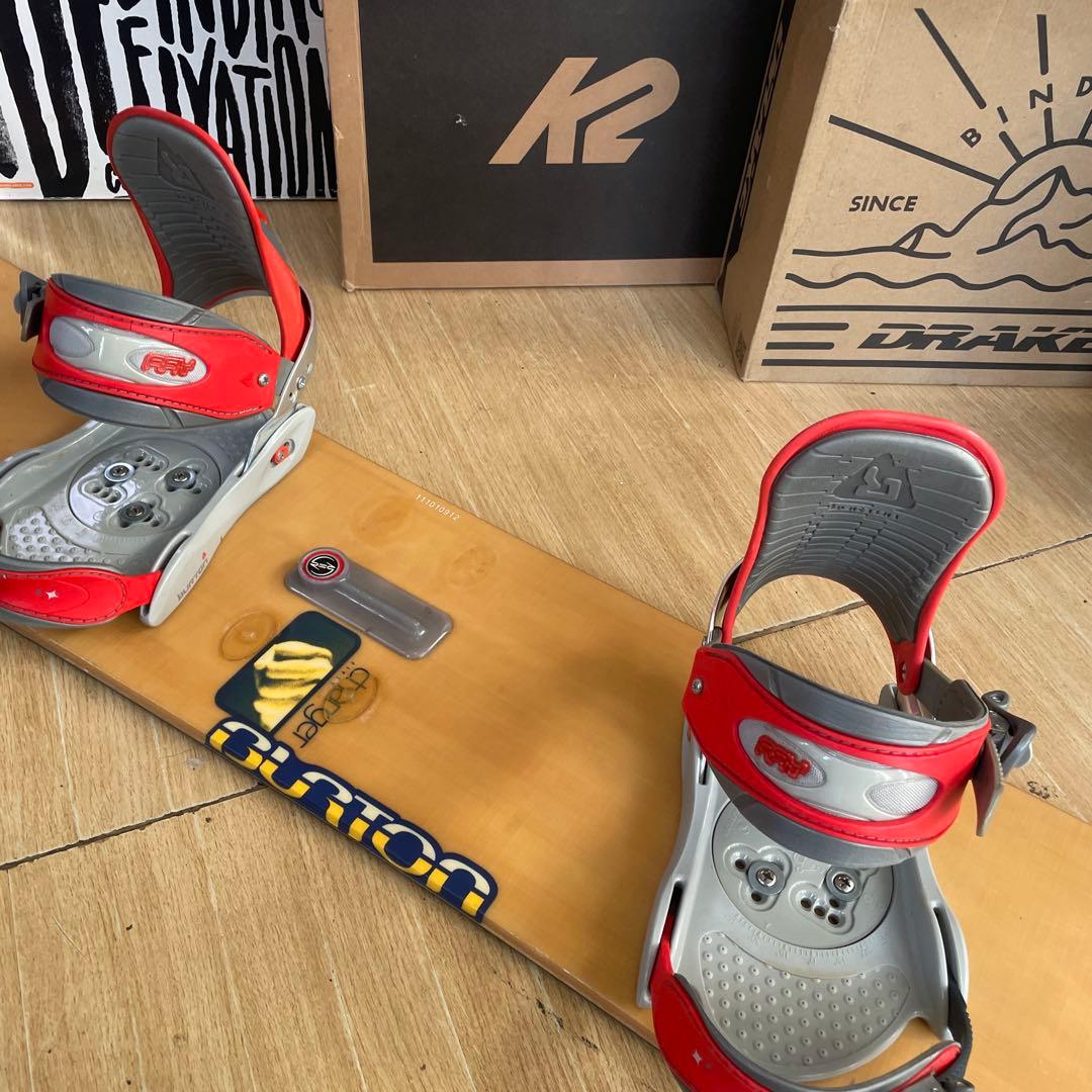 BURTON　バートン　スノーボードセット　バインディング付