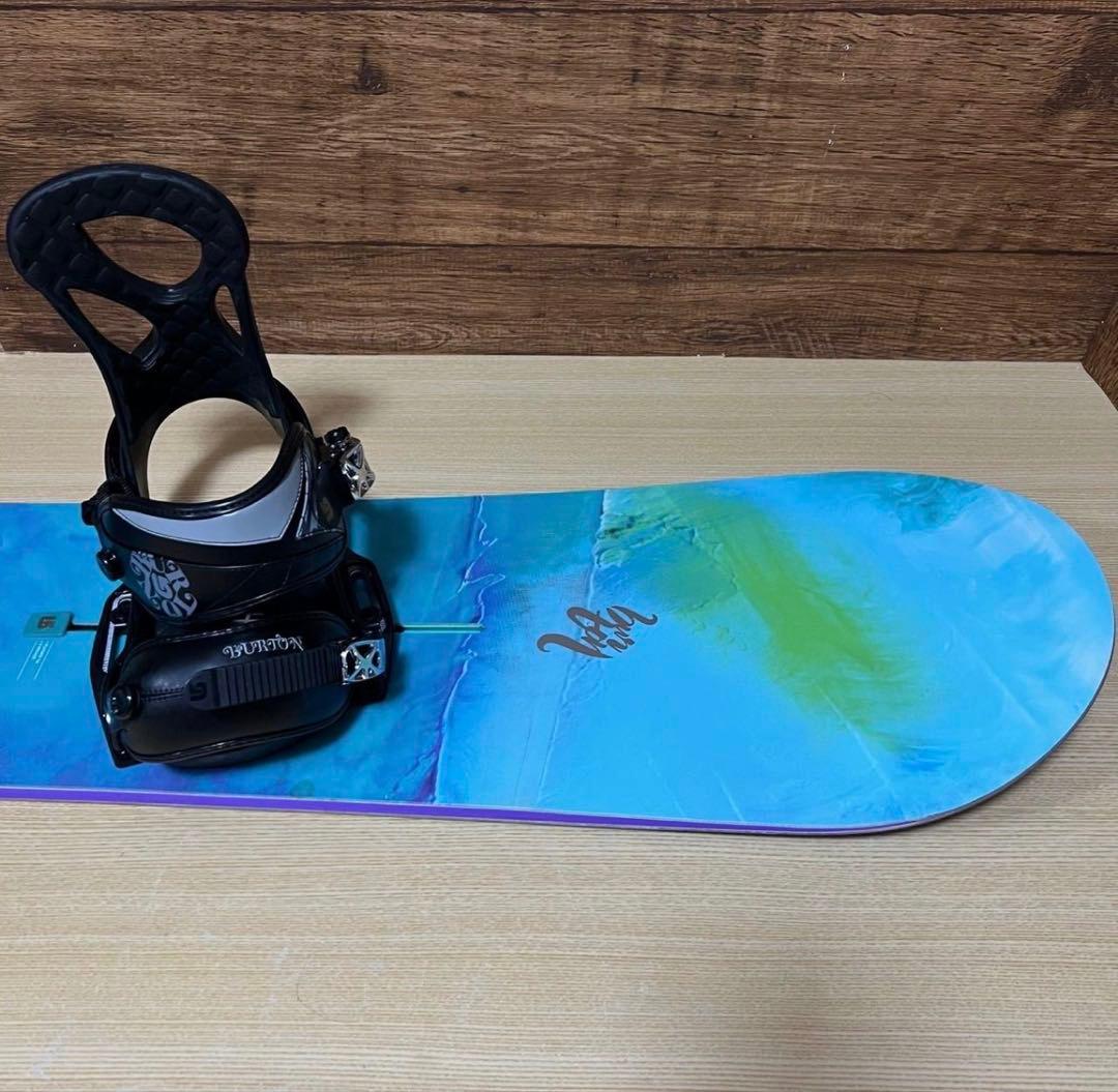 美品　BURTON バートン　レディース　スノーボード4点144cm est
