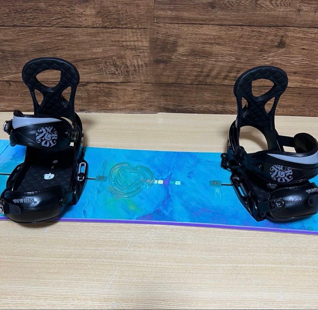 美品　BURTON バートン　レディース　スノーボード4点144cm est