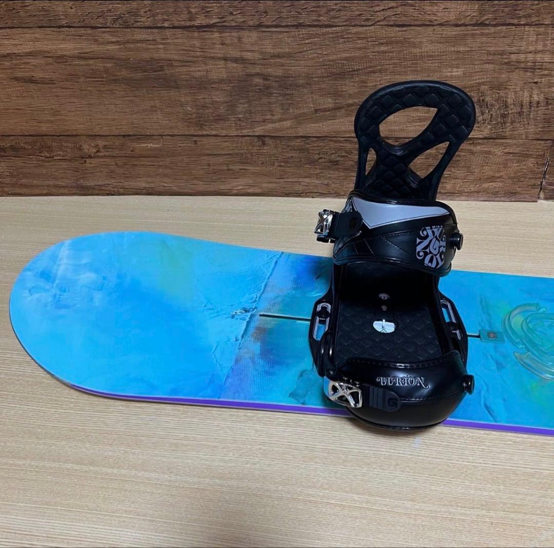 美品　BURTON バートン　レディース　スノーボード4点144cm est
