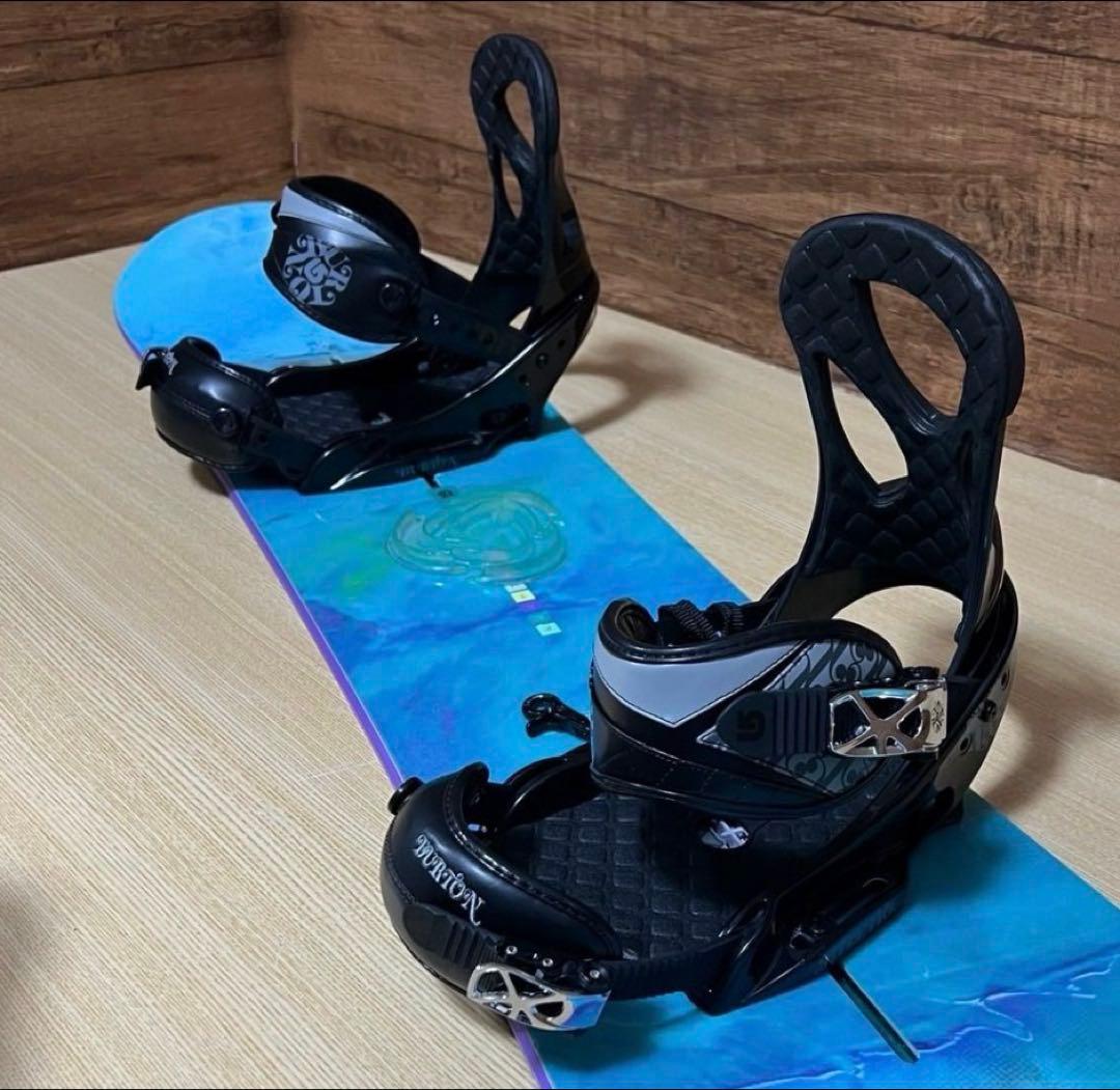 美品　BURTON バートン　レディース　スノーボード4点144cm est
