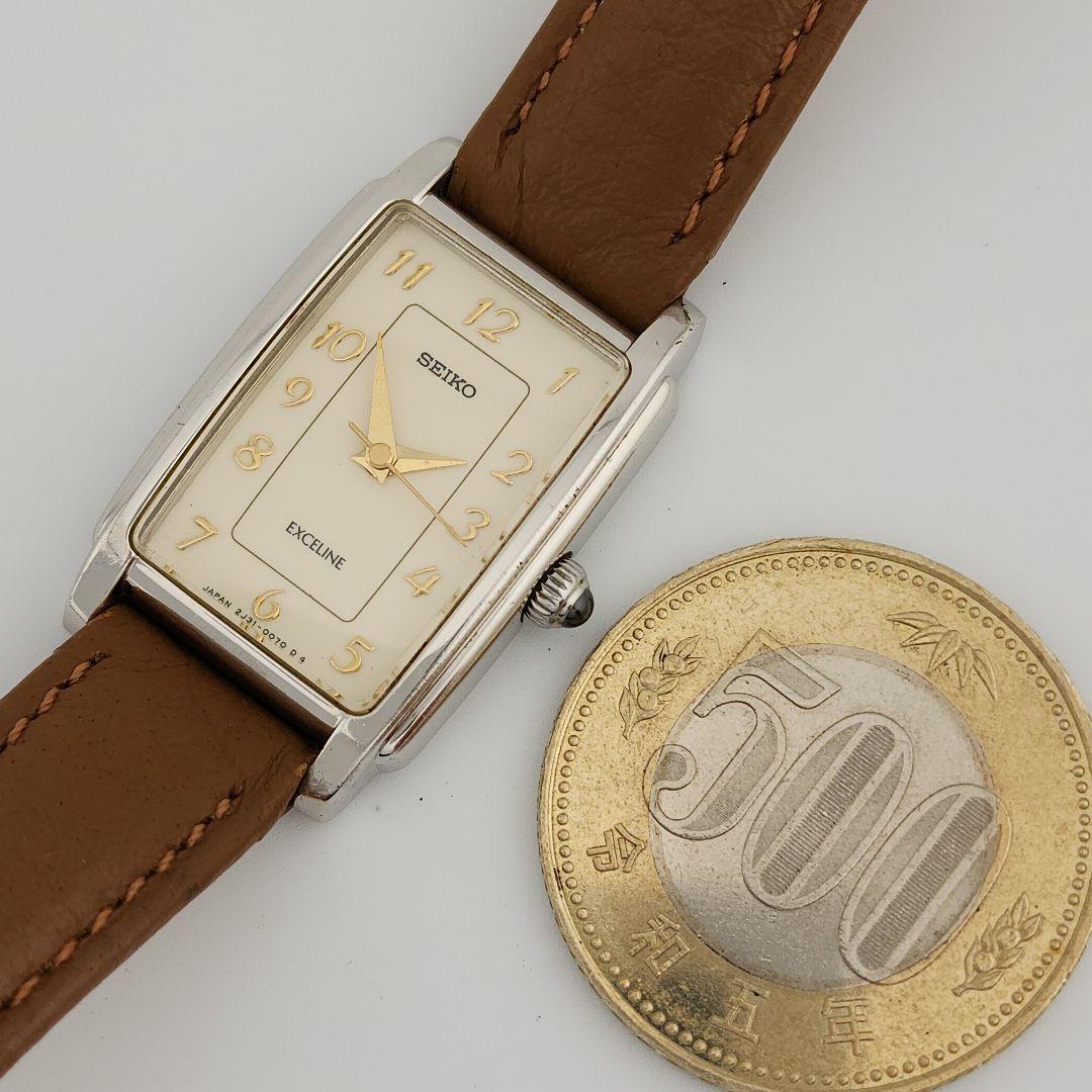 【新品電池】 SEIKO エクセリーヌ レディース 腕時計 ドレス シルバー