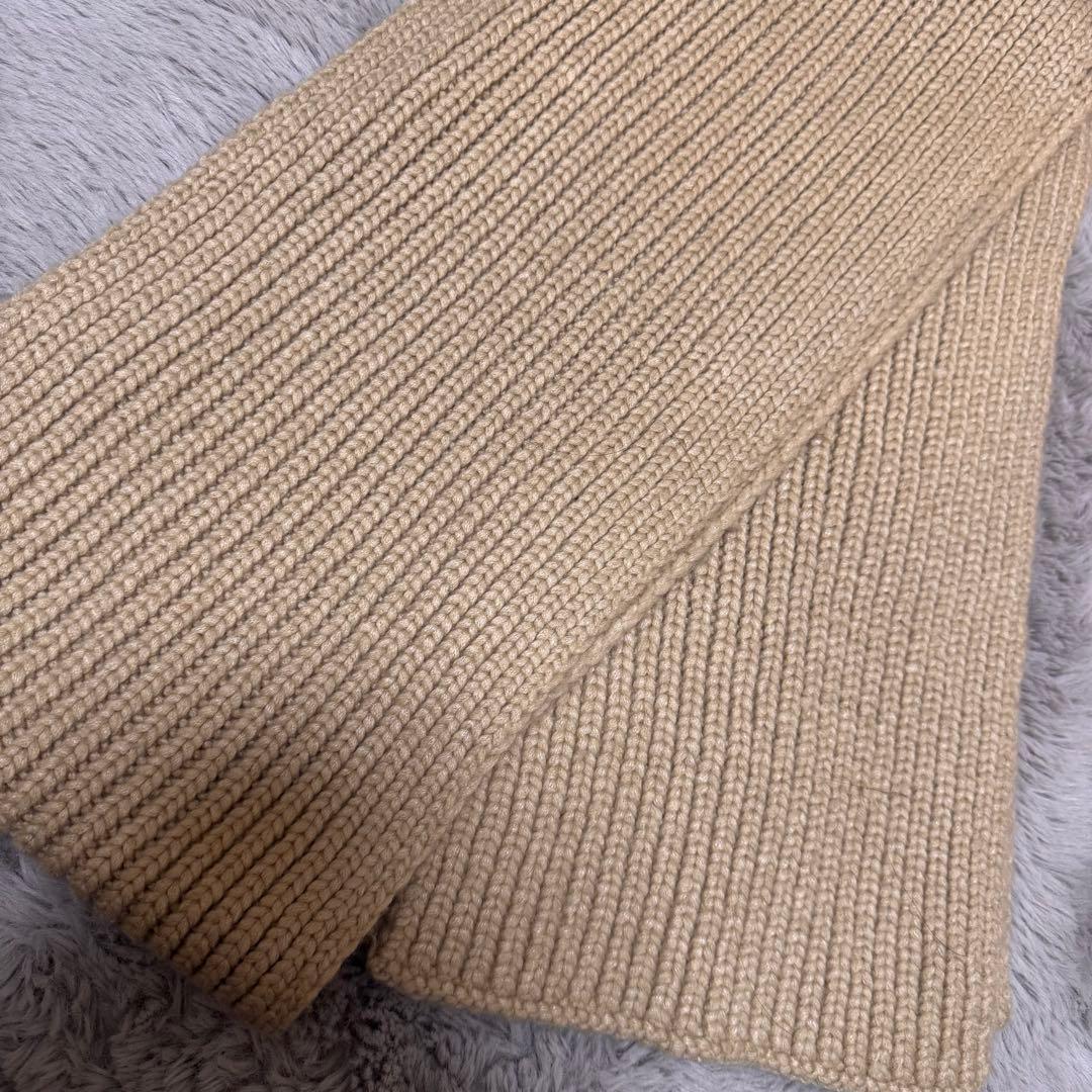 UGG チャンキー クラフテッド リブ スカーフ ニットマフラー ベージュ