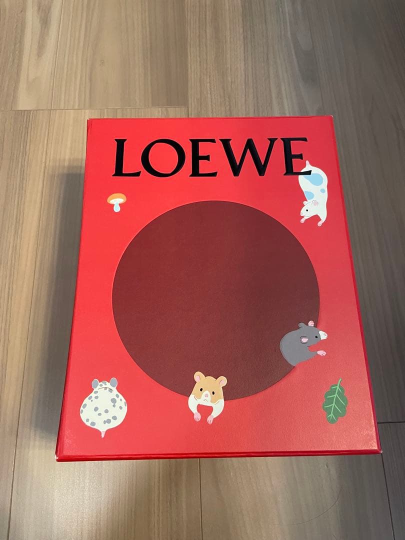 LOEWE リバーシブルマフラー グレー/ブラック
