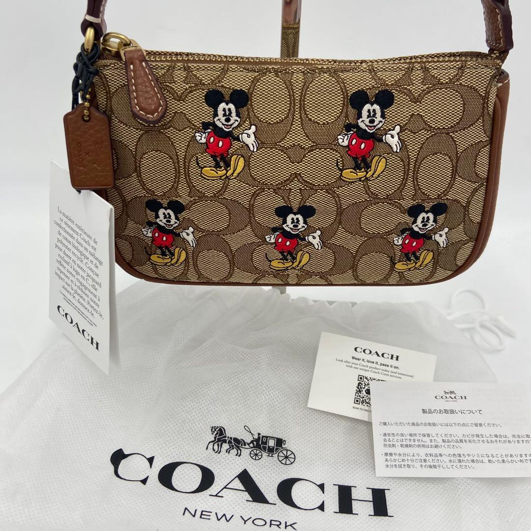 タグ付✨ DISNEY × COACH ノリータ 19 ジャガード CN507