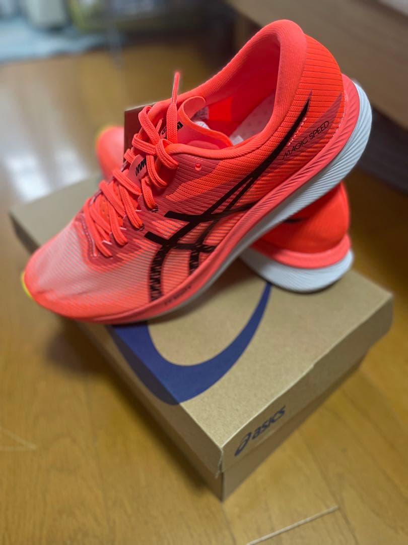 asicsアシックス　マジックスピード3 28.5cm 新品フラッシュオレンジ