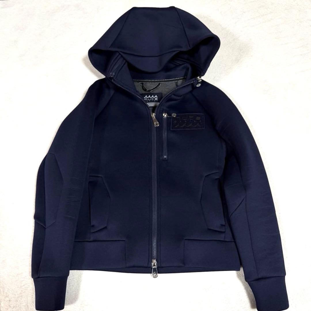 極美品★muta MARINE★ムータマリン ボンディングジップアップパーカー