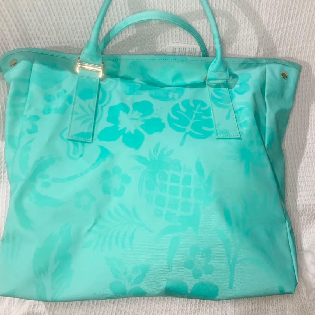 未使用◎muta ゴルフ BIG トート ロッカーバッグ ハイビスカス グリーン