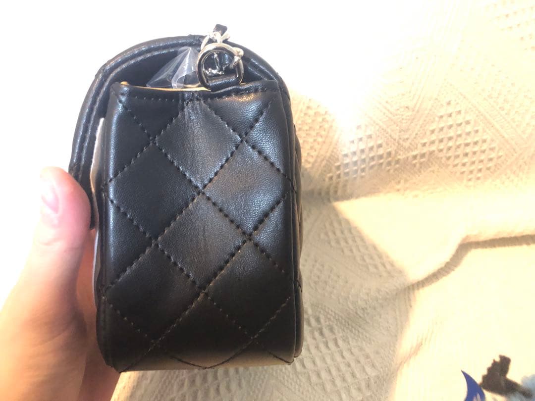 CHANEL シャネル ノベルティ ベビー マトラッセ ショルダーバッグ 黒