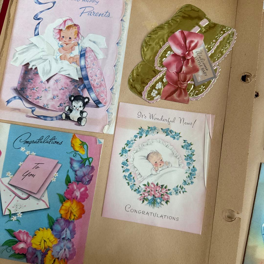 ジャンクジャーナル素材に♡大量ビンテージ可愛い紙モノ洋書スクラップブック