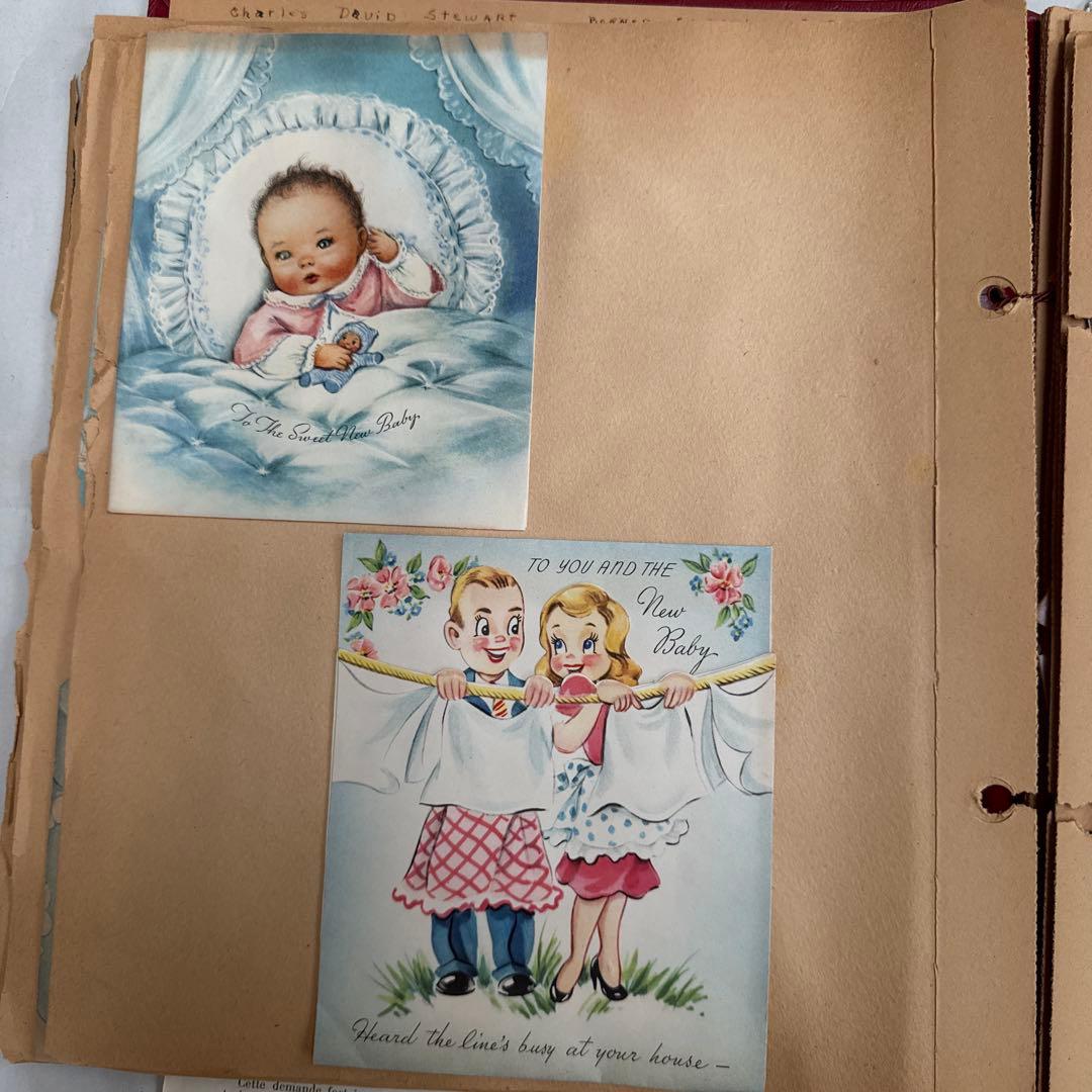 ジャンクジャーナル素材に♡大量ビンテージ可愛い紙モノ洋書スクラップブック