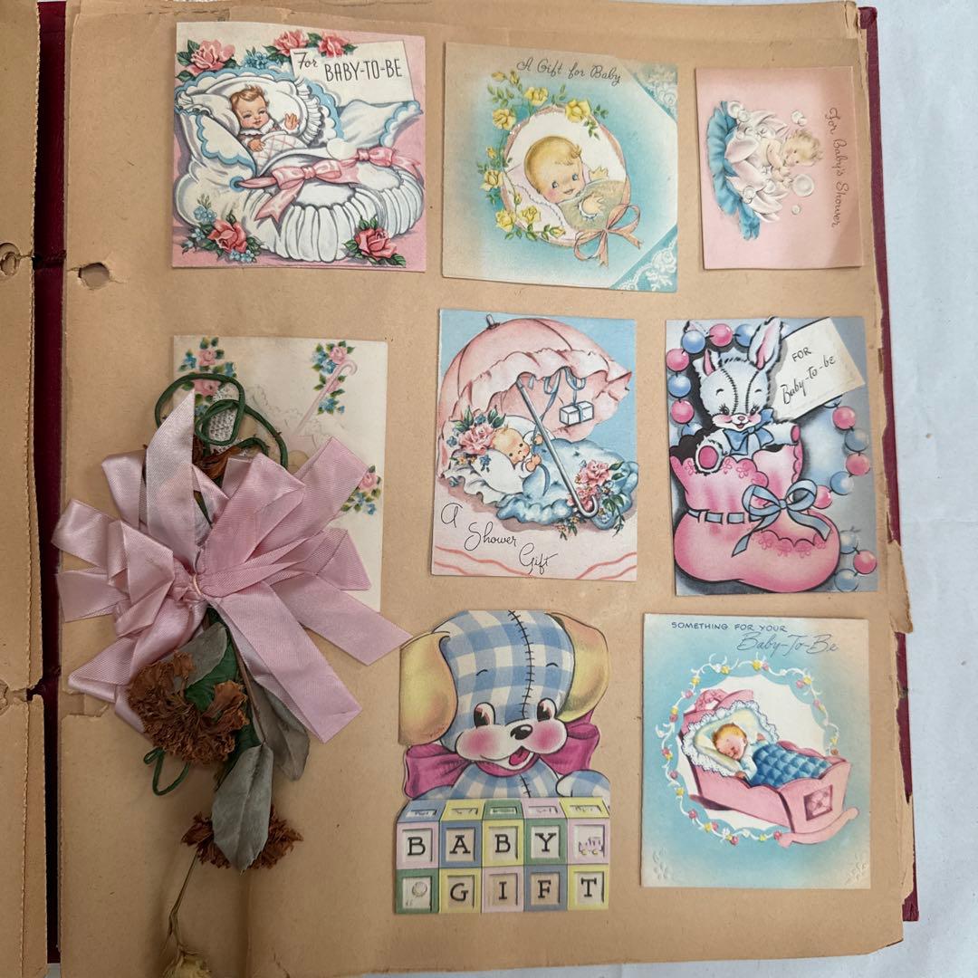 ジャンクジャーナル素材に♡大量ビンテージ可愛い紙モノ洋書スクラップブック