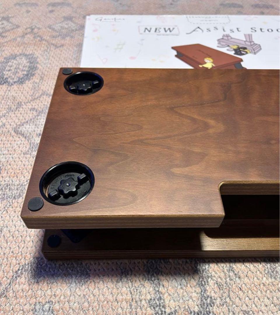 ピアノ　足台　Assist Stool 木製　ほぼ新品　美品