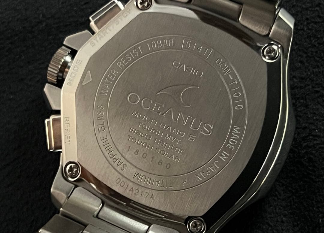 【新品未使用】出品7月末まで カシオ オシアナス OCW-T1010-1AJF