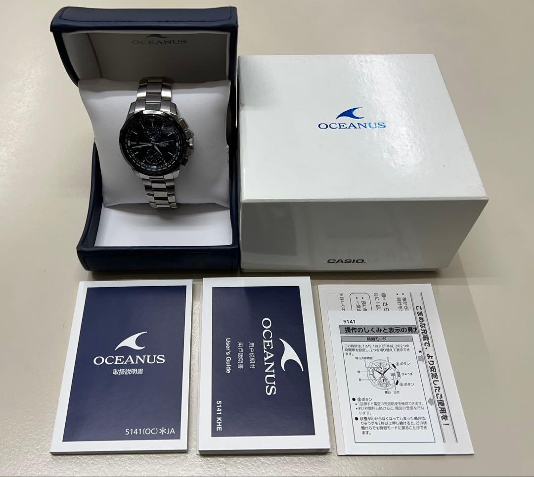 【新品未使用】出品7月末まで カシオ オシアナス OCW-T1010-1AJF