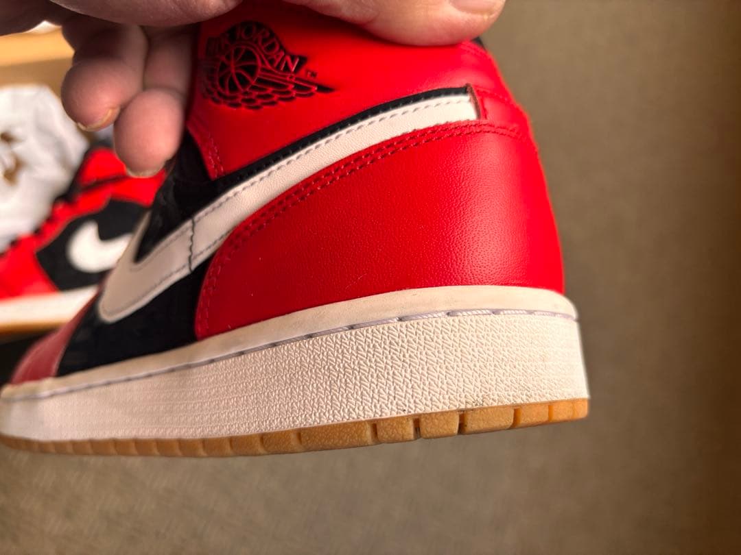 極美品★エアジョーダン1★MID 黒赤27.5cm/9.5