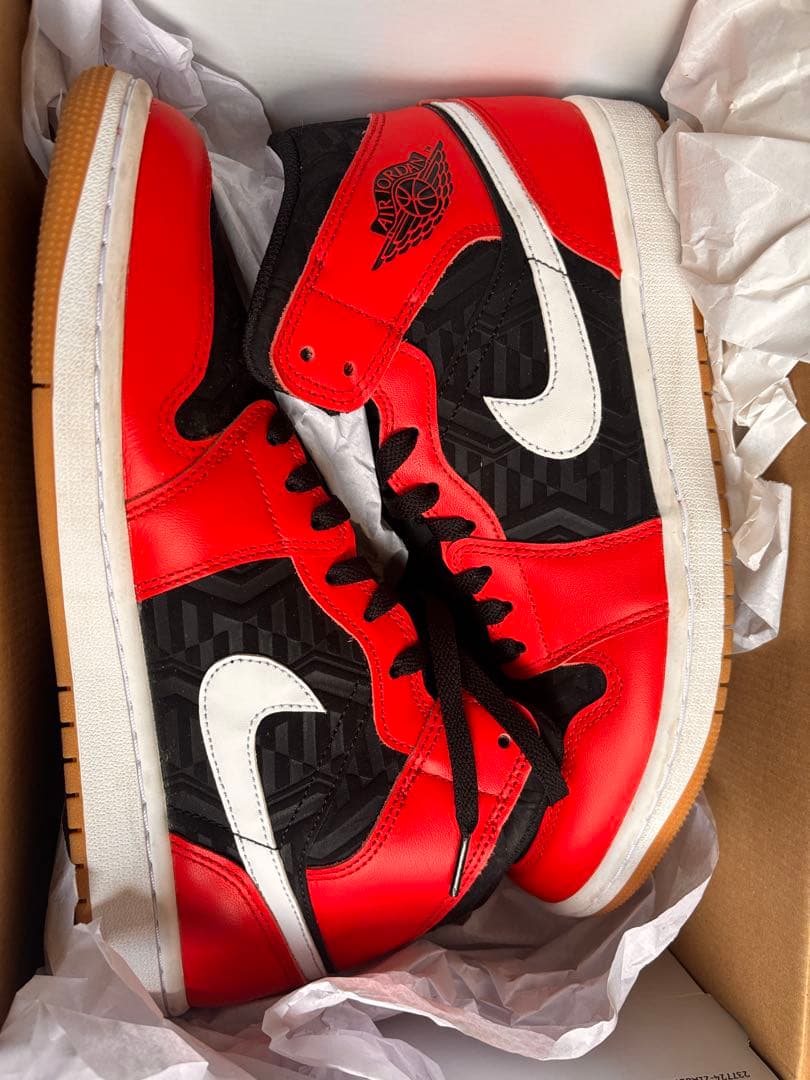 極美品★エアジョーダン1★MID 黒赤27.5cm/9.5