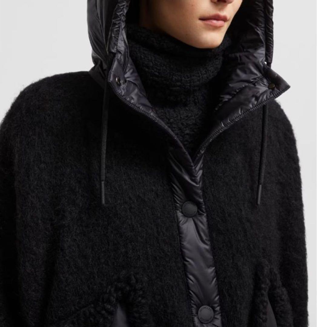 MONCLER GRENOBLE 2024/25秋冬 異素材MIXダウンポンチョ