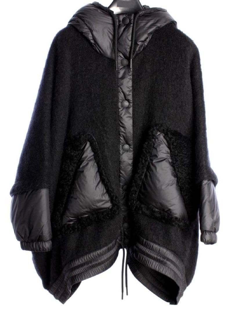 MONCLER GRENOBLE 2024/25秋冬 異素材MIXダウンポンチョ