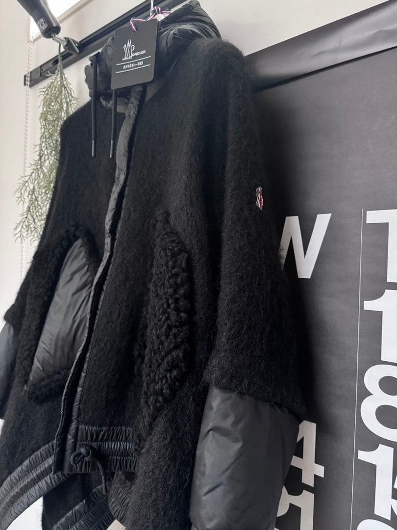 MONCLER GRENOBLE 2024/25秋冬 異素材MIXダウンポンチョ