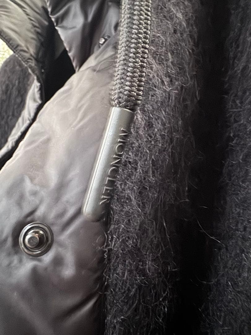 MONCLER GRENOBLE 2024/25秋冬 異素材MIXダウンポンチョ