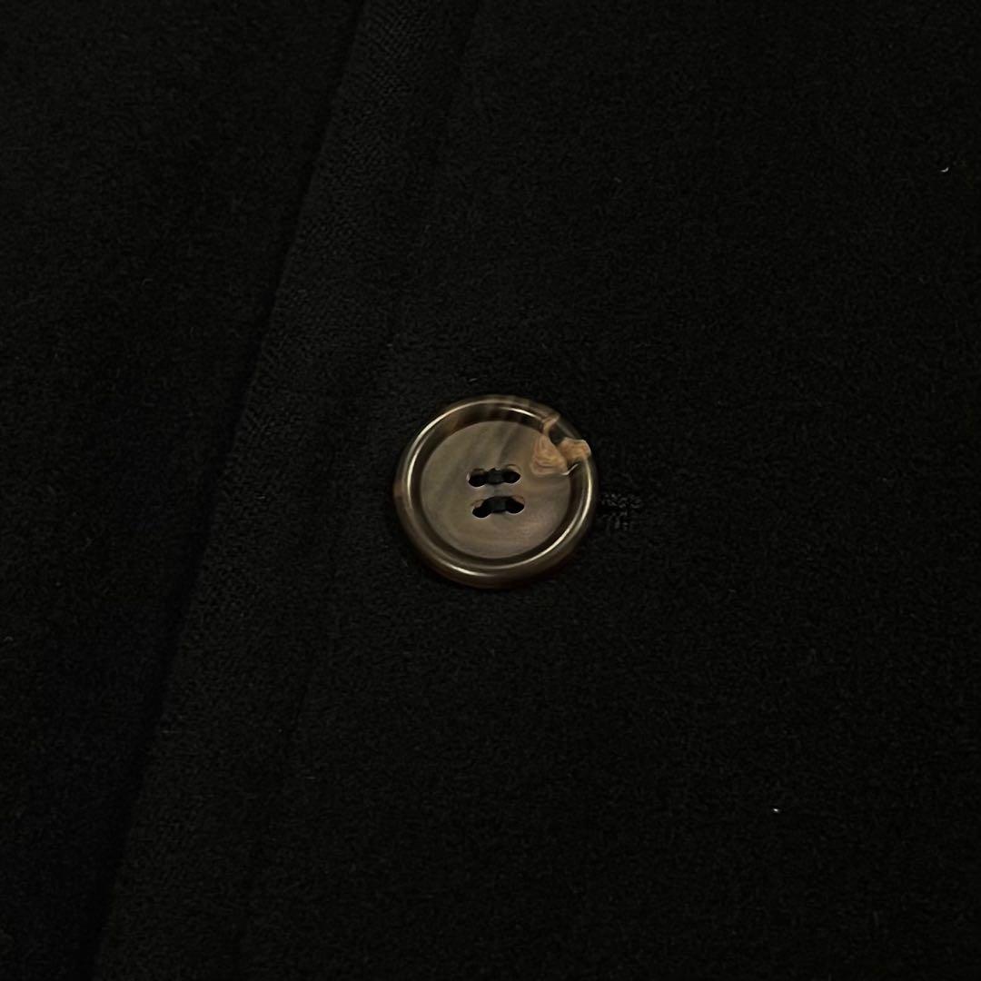 Weconnors チェスターコート ロング マキシ丈 アンゴラ ブラック L