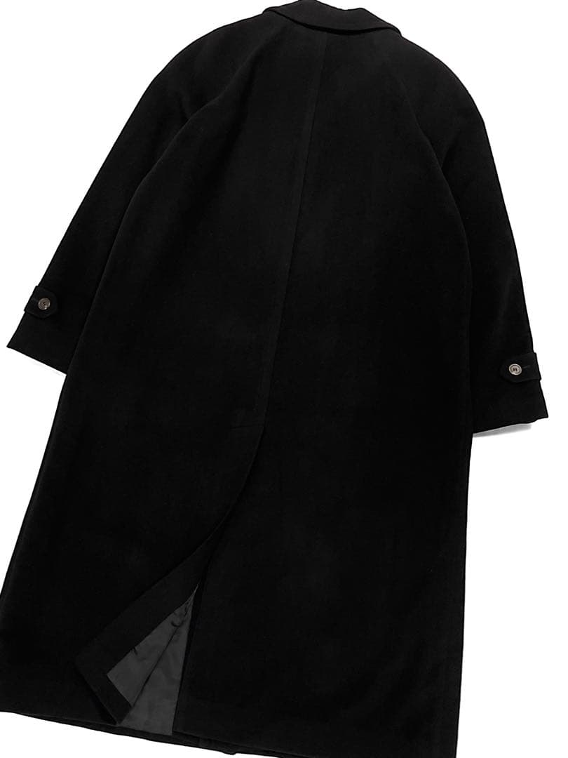 Weconnors チェスターコート ロング マキシ丈 アンゴラ ブラック L