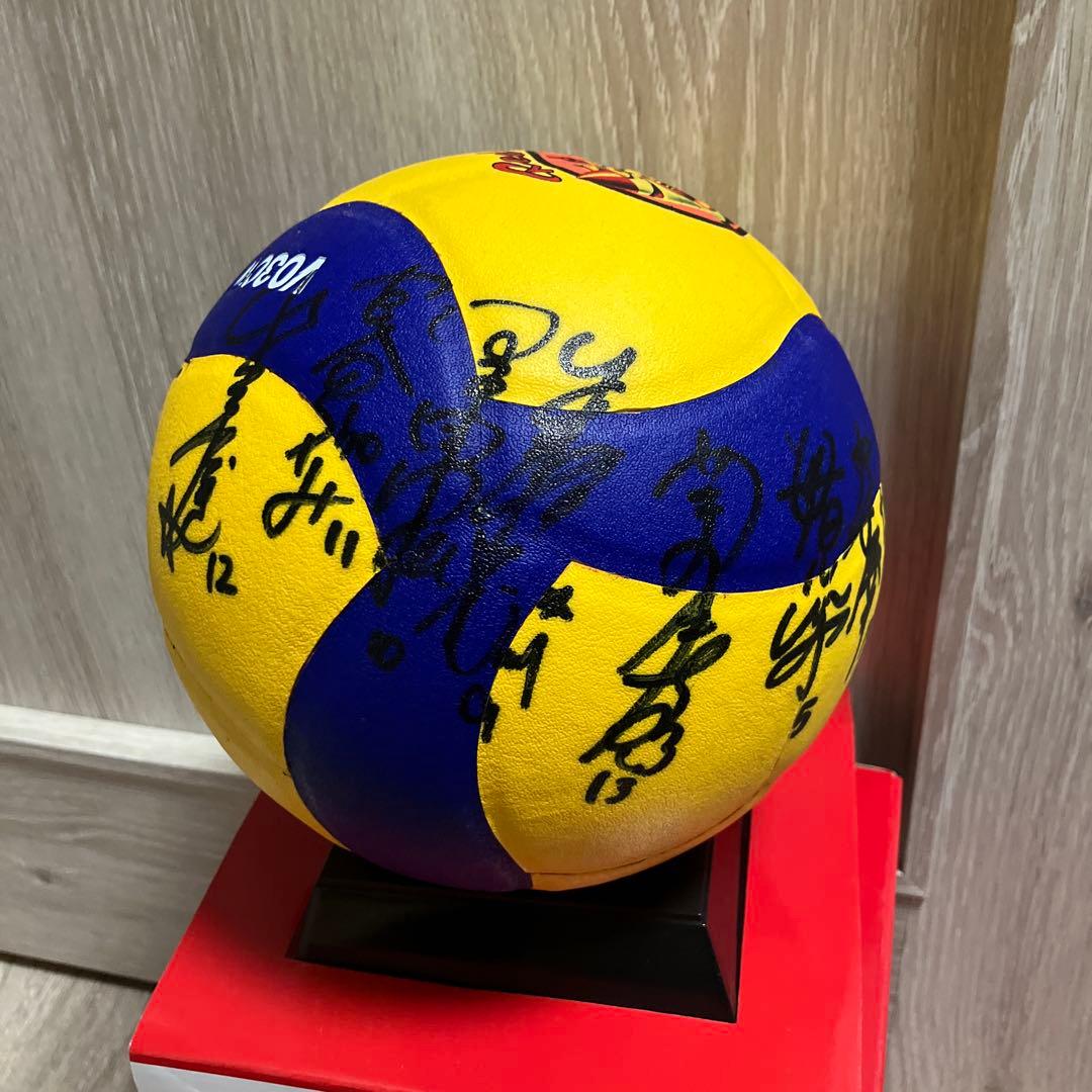 バレーボールNECレッドロケッツサインボール