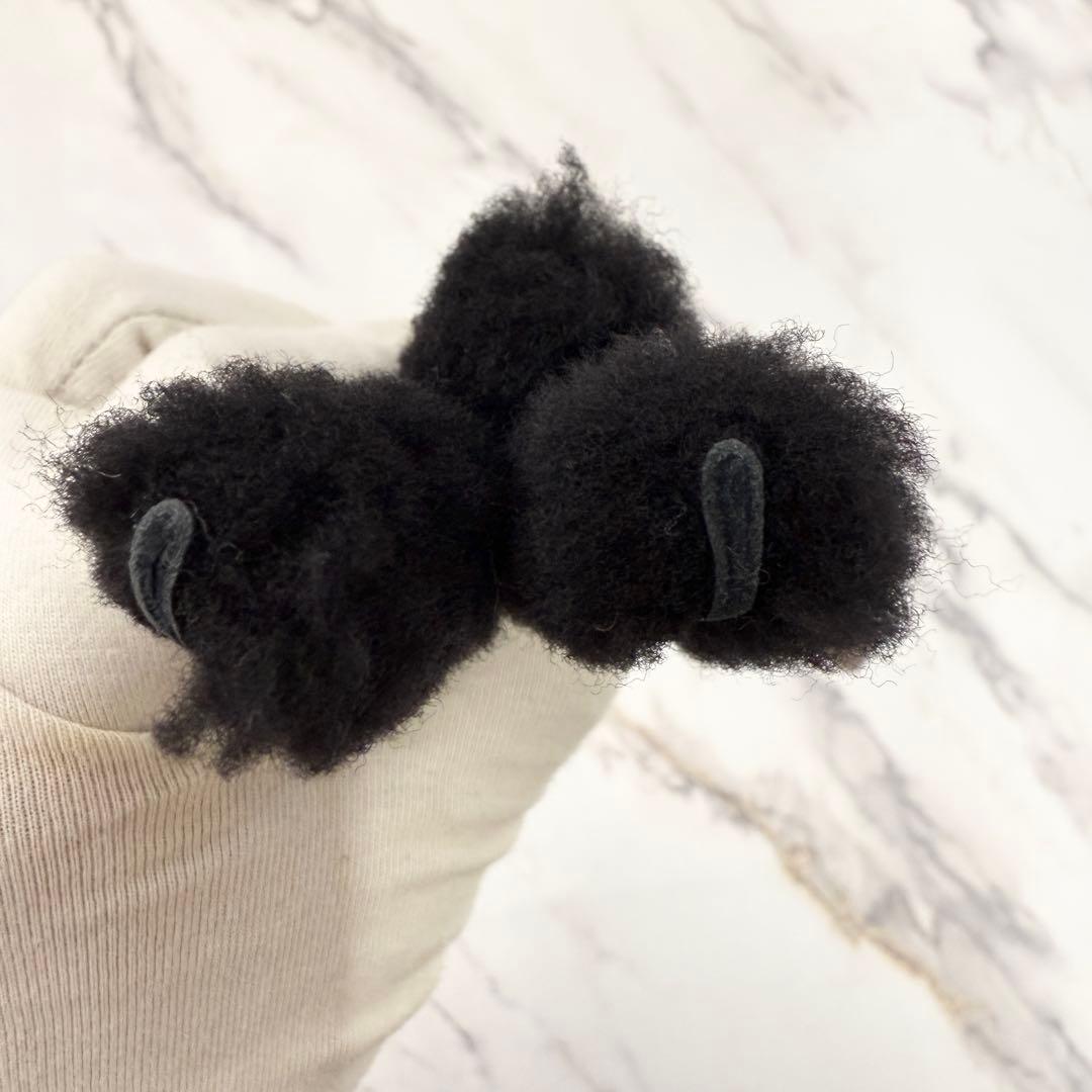 【新品未使用】エルメス バディ チャーム ブラック×ショコラ W刻印