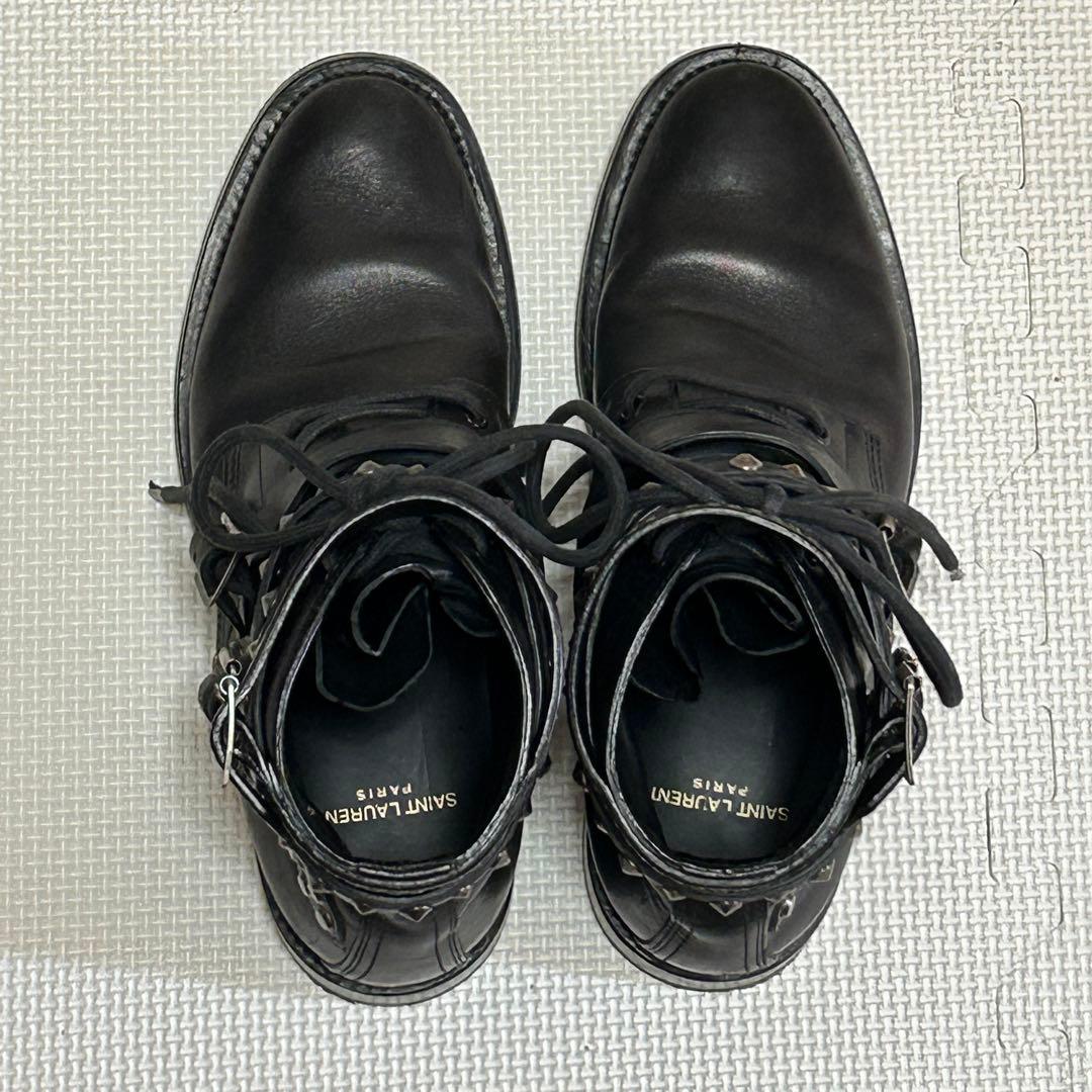 saint laurent paris サンローラン エディ期　スタッズ巻き