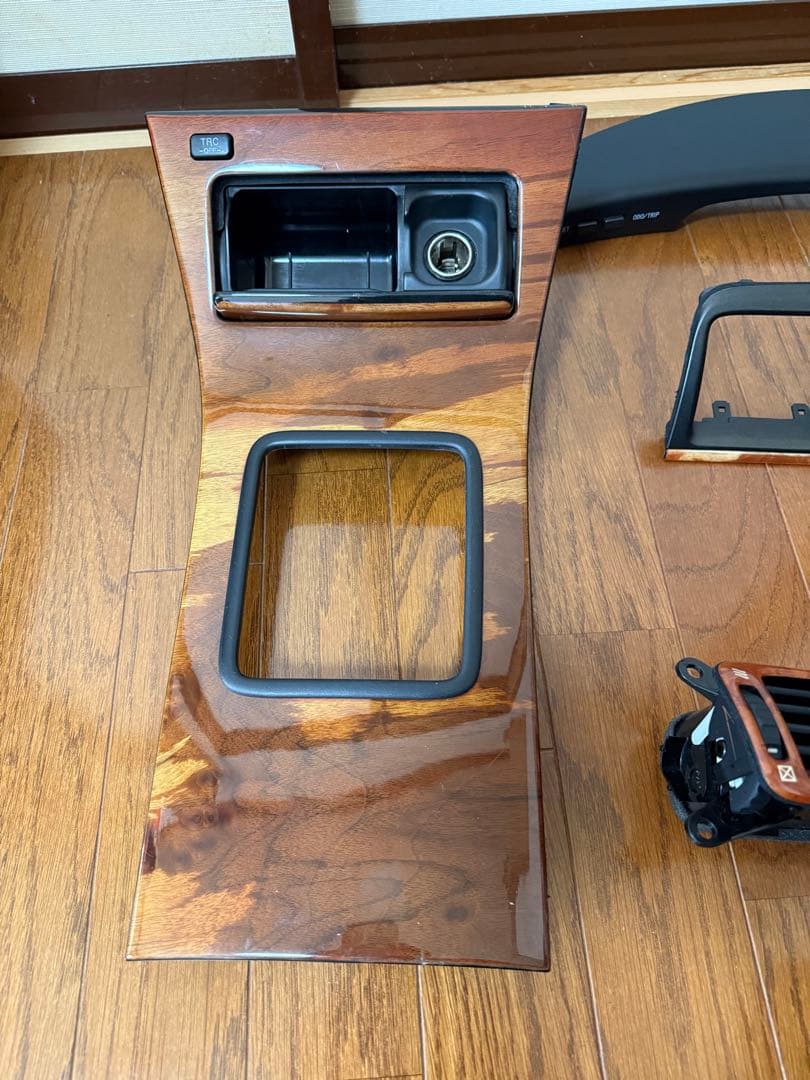 20セルシオ後期 エアコン吹き出し口 ウッドパネル 内装品