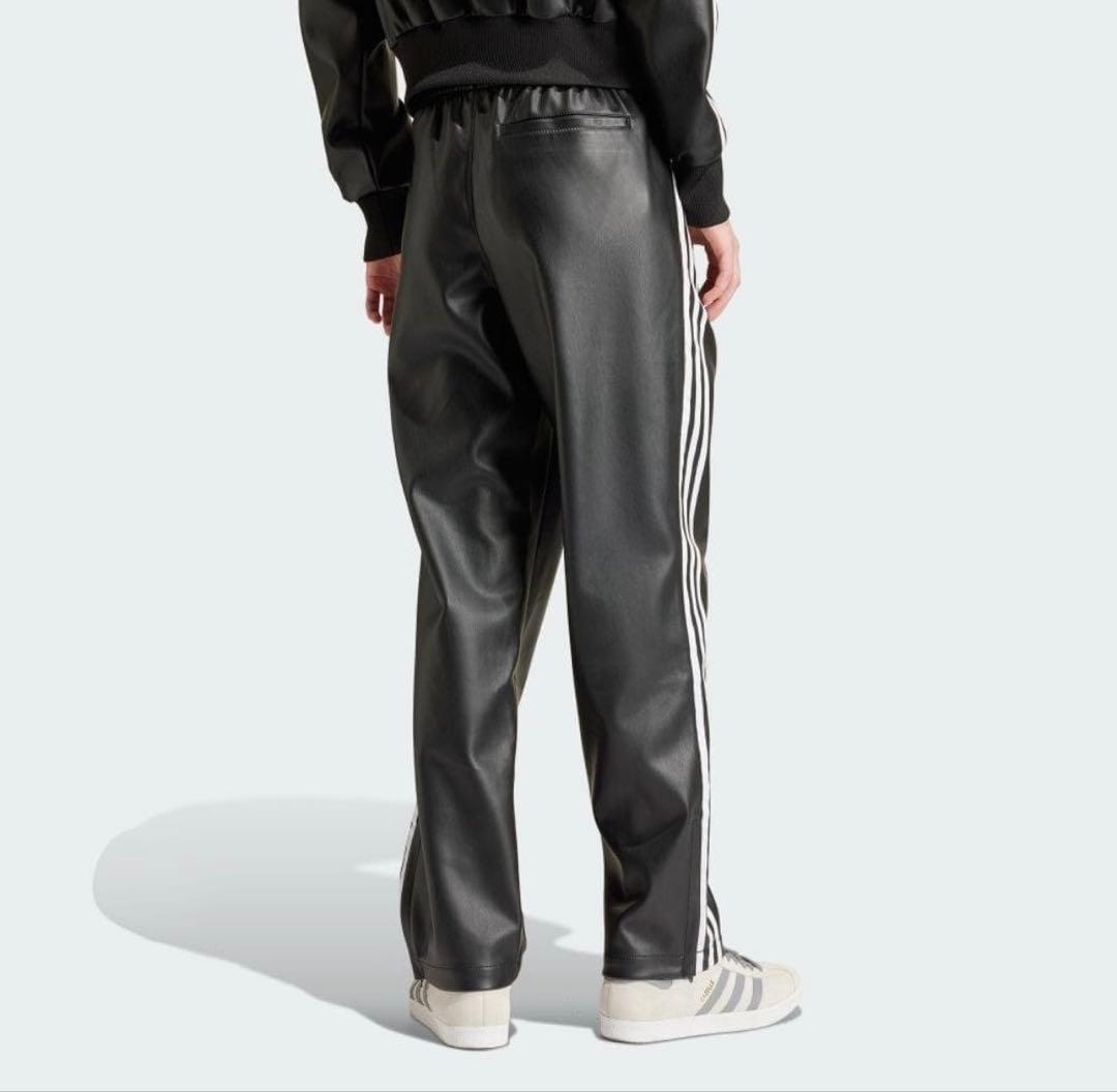 adidas アディダス フェイクレザー トラックパンツ pablo vinci