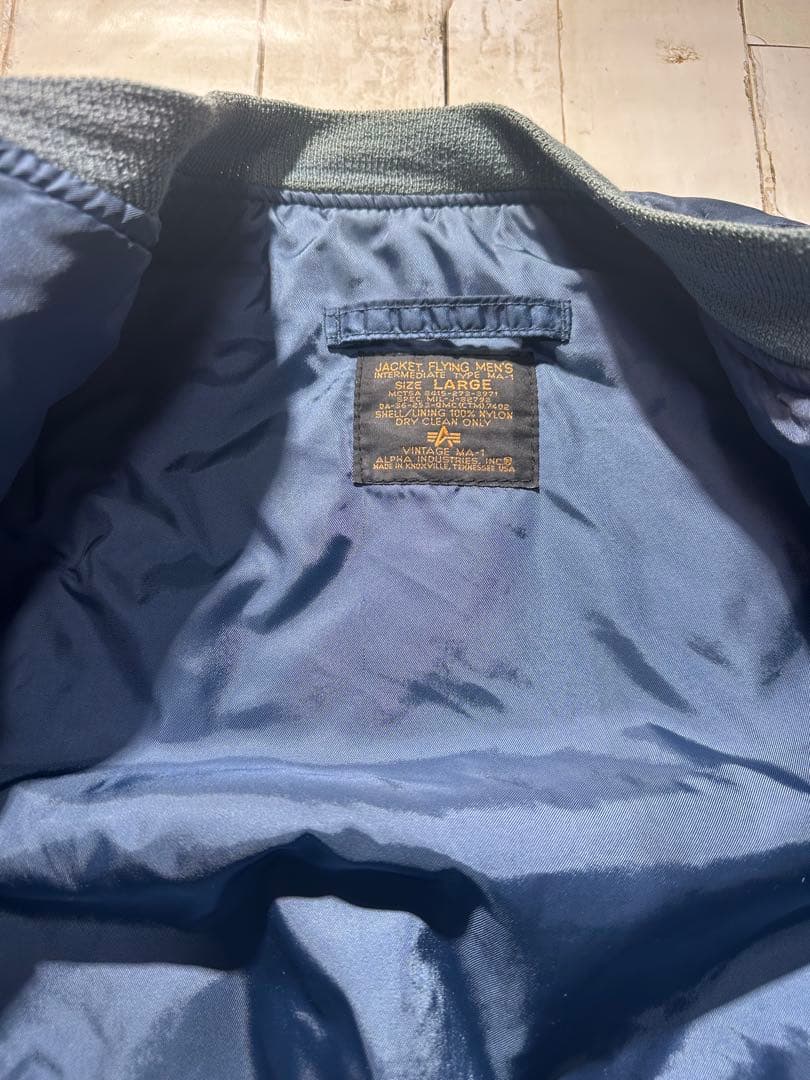 本日限定値下げ 50s復刻 ALPHA USA MA-1 90s L