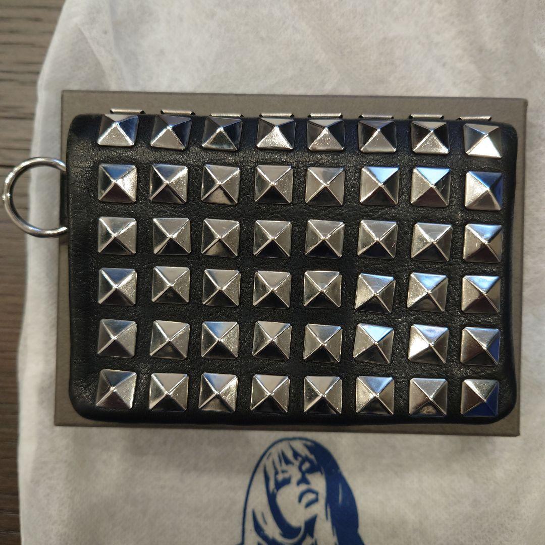 HYSTERIC GLAMOUR スタッズ二つ折り財布　コンパクト