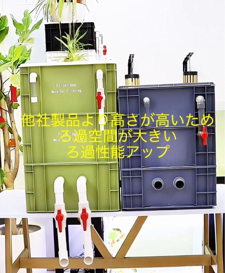 コンパクト小型　水槽池用万能フィルター 外部式飼育濾過器装置25w水中ポンプ付き