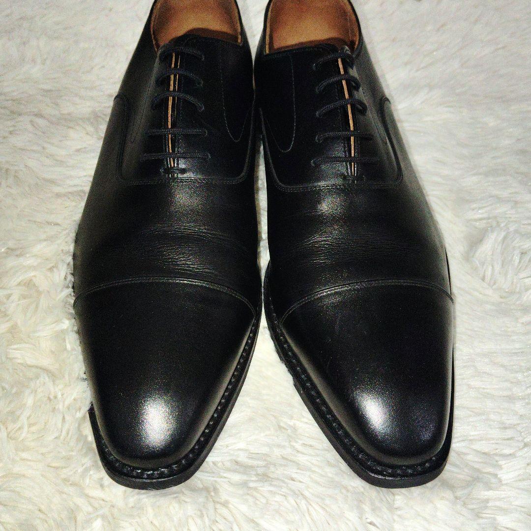 【極美品】スコッチグレイン　ストレートチップ　冠婚葬祭　0496 25