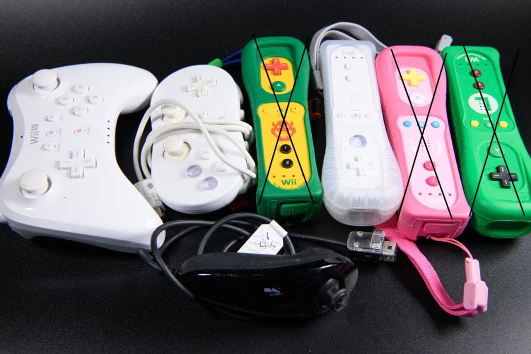 Wii U マリオカート8 セット シロ＋ソフト4点＋Wiiリモコンプラス等