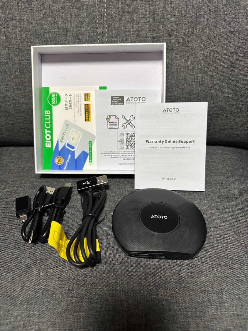 ATOTO CarWave CB6A-J-BK ワイヤレススマートボックス
