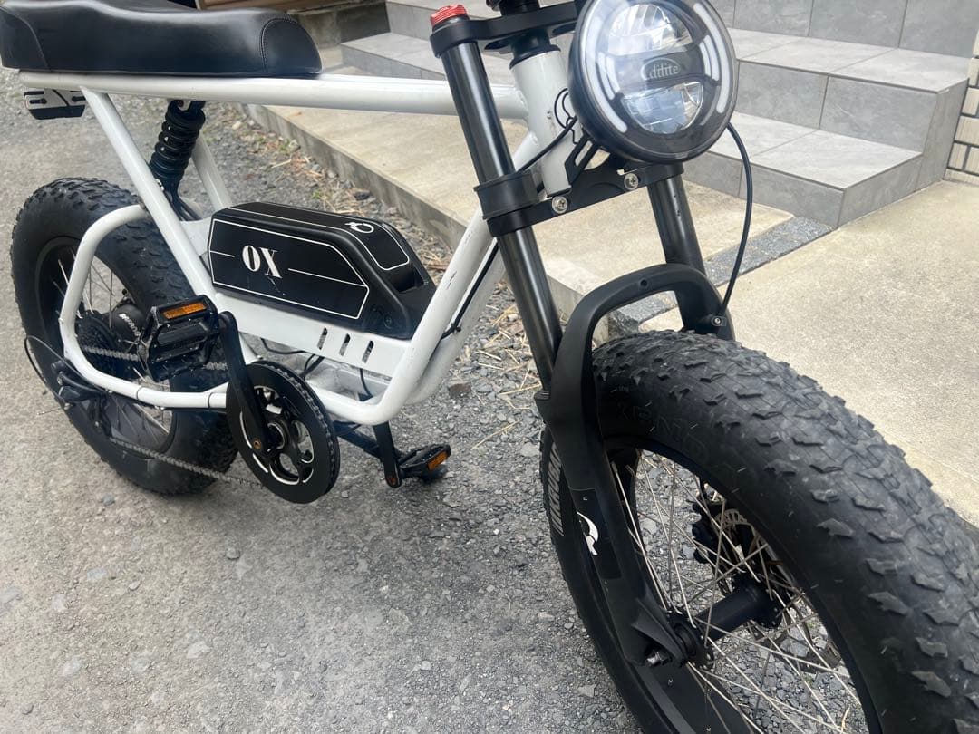 OX BIKE 電動アシスト自転車 ホワイト