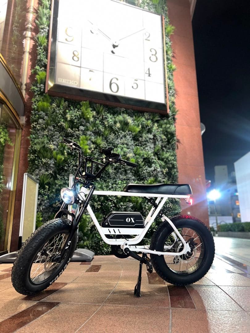 OX BIKE 電動アシスト自転車 ホワイト