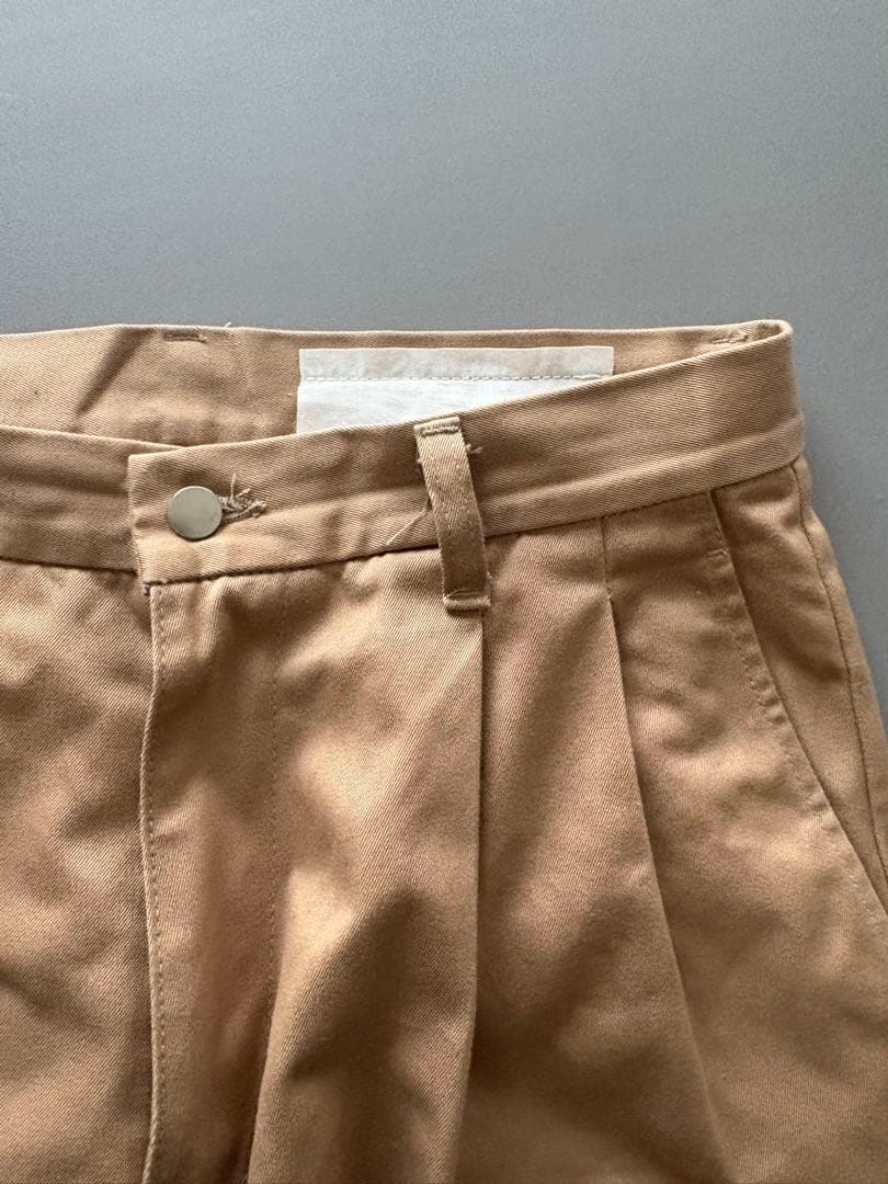 Cliche / EX WIDE TROUSERS “NEW BEIGE” M