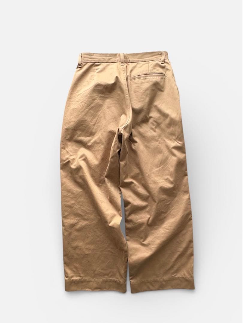 Cliche / EX WIDE TROUSERS “NEW BEIGE” M