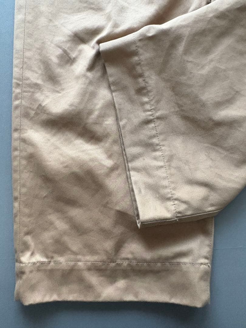 Cliche / EX WIDE TROUSERS “NEW BEIGE” M