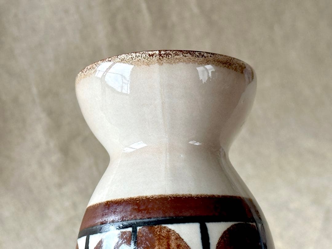 ARABIA vintage HLA フラワーベース(葉模様)