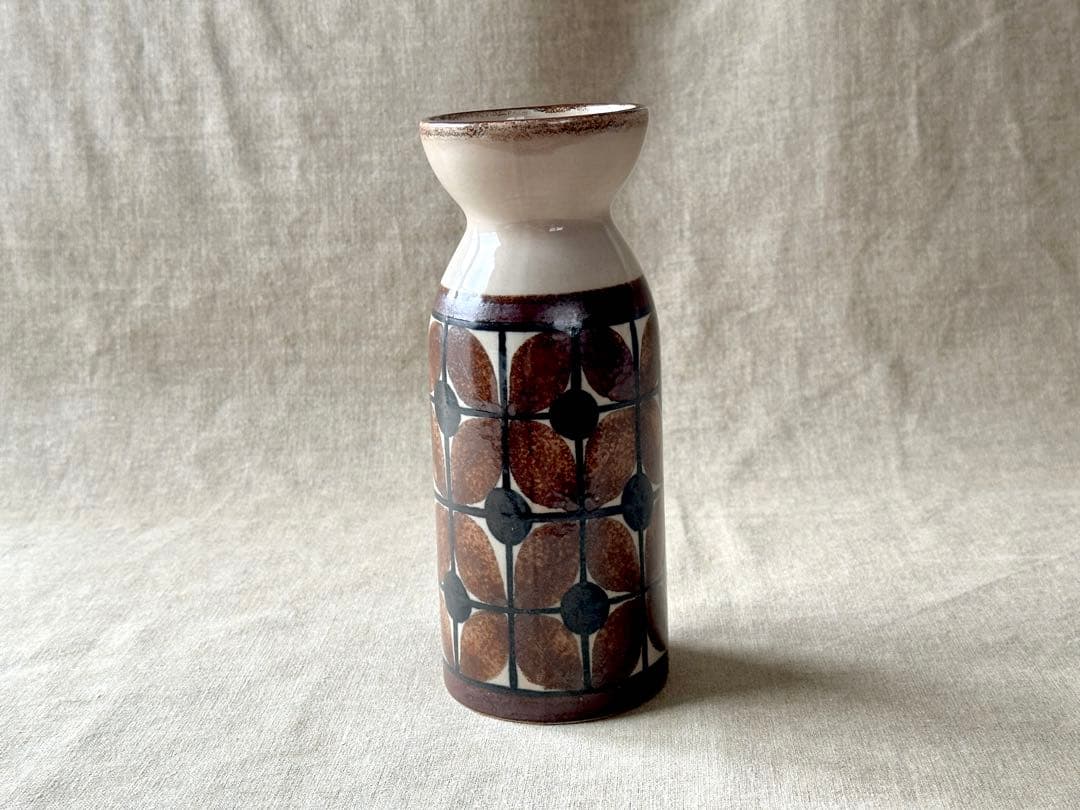 ARABIA vintage HLA フラワーベース(葉模様)